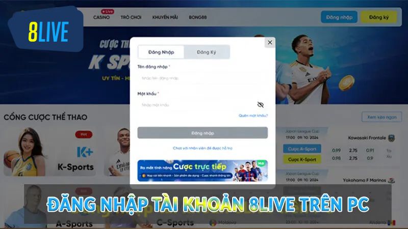 Nhà cái tạo form tiện gọn cho người chơi vào tài khoản chỉ sau 1p thao tác