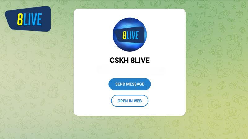 Nhà cái cho phép hội viên liên lạc qua Telegram để trao đổi các thông tin cần bảo mật cao