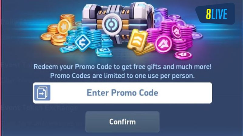 Anh em nhớ nhập chính xác từng ký tự của mã code để nhận được đúng quà của nhà cái