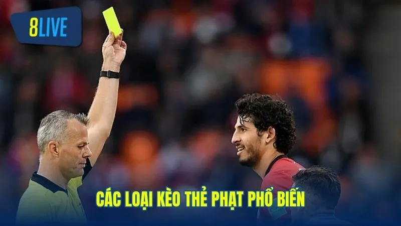Các loại kèo thẻ phạt khi chơi cược bóng đá online