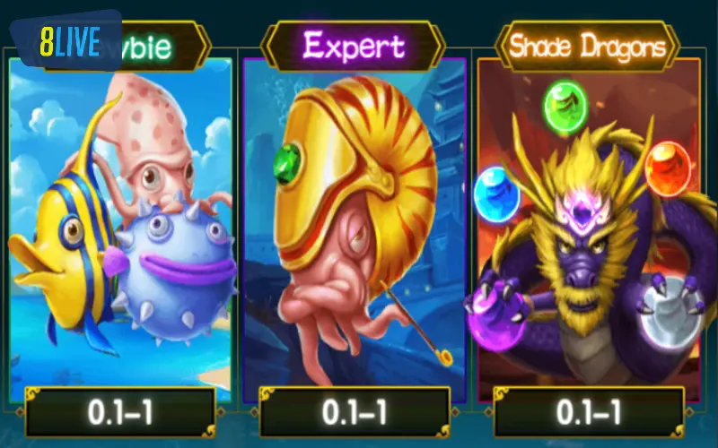 Đa dạng các level chơi cho anh em chọn lựa