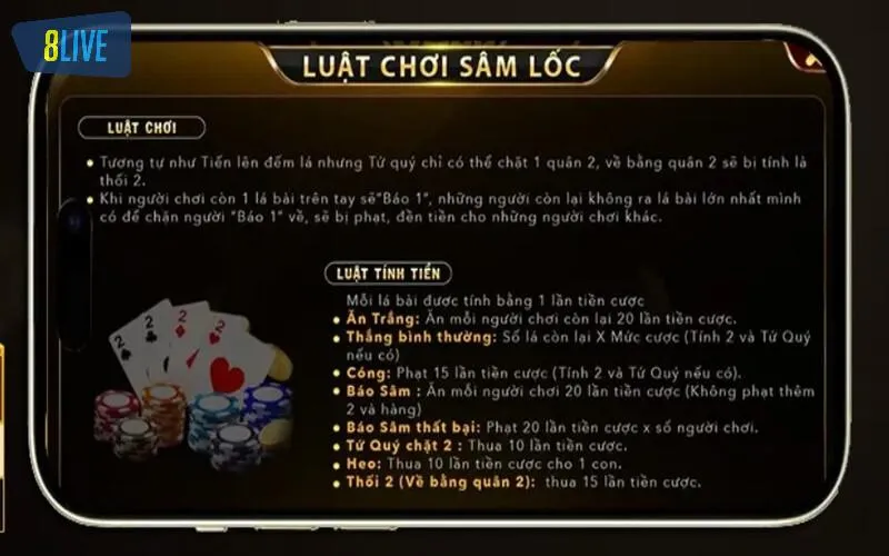 Quy tắc đánh Sâm lốc cực kỳ dễ hiểu